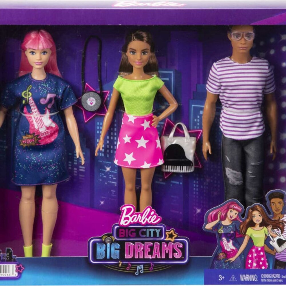 Barbie: Big City, Big Dreams 3 doll set - NEW